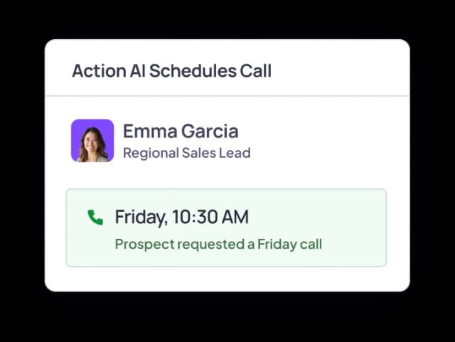 Time-Based Next Actions