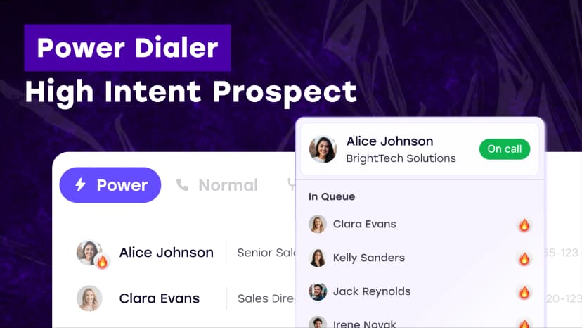 High-Intent Leads? Power Dial Them Non-Stop and Book Meetings!
