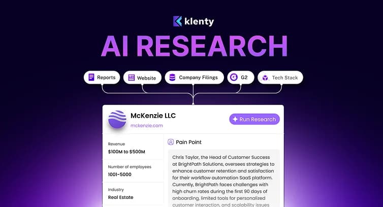 AI Research Done In SECONDS Using Klenty!