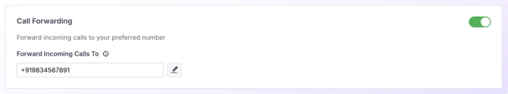 Call Forwarding & CRM Integration