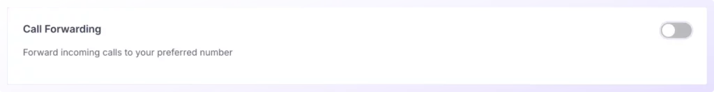 Call Forwarding & CRM Integration