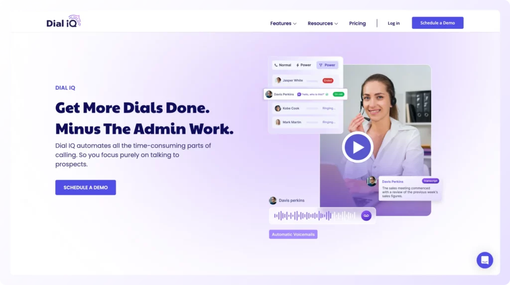 dailiq landing page